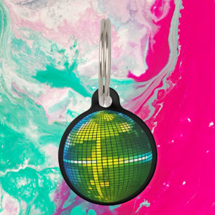 Follow the Call of the Disco Ball Pet Tag