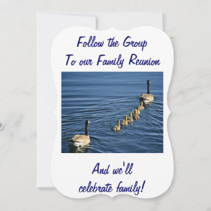 FOLLOW THE GROUP TO **FAMILY REUNION** INVITATION