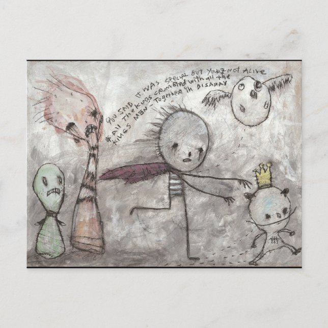 Follow the King Postcard (Front)