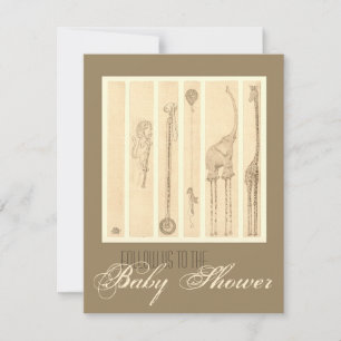 Follow The Leader [giraffe] Invitation