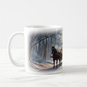 ❄️ Follow the Light Winter Carriage Panoramic Mug