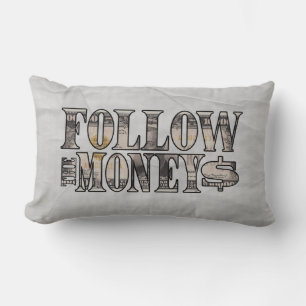 Follow the Money ~ Bill Lumbar Cushion