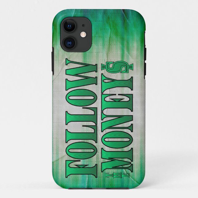 Follow the Money - Grunge    Case-Mate iPhone Case (Back)