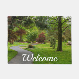 Follow The Path Pano Welcome Doormat