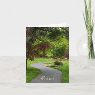 Follow The Pathway Thank You Card