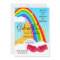 Follow the Rainbow Brick Road Birthday Invite