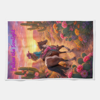 Follow the sonlight tea towel