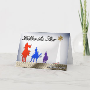 Follow the Star Greeting Card