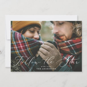 Follow The Star Holiday Photo Card