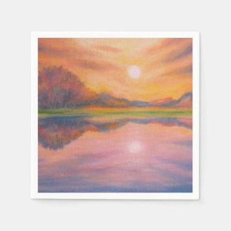 Follow the sun, follow your dreams napkin