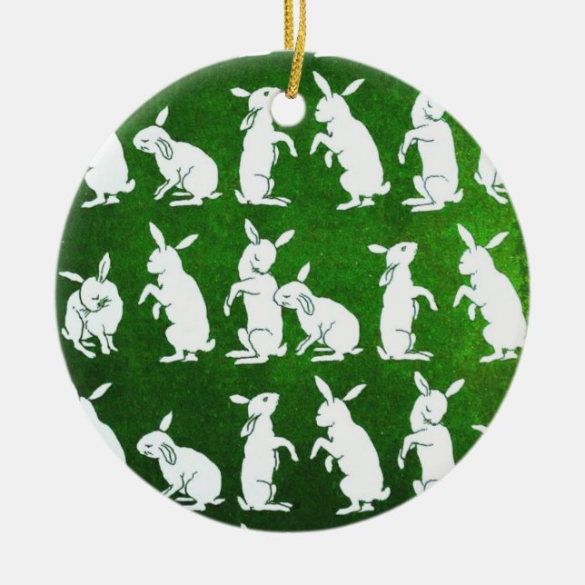 Follow the White Rabbit ornament (Front)