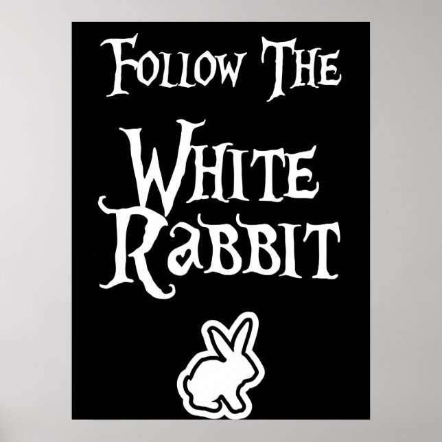 Follow the White Rabbit Poster (Front)