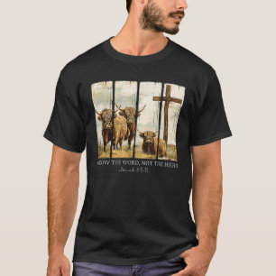 Follow The Word Not The Herd Christian Western Hig T-Shirt