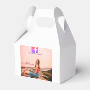 follow us facebook username social media photo  favour box
