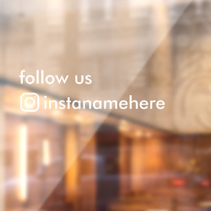follow us instagram business social media