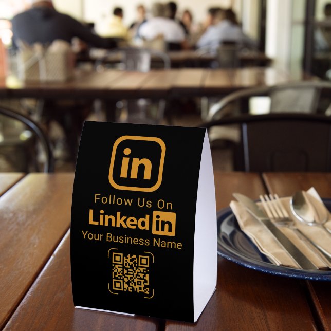 Follow Us On LinkedIn QR Code Business (Insitu(Restaurant))