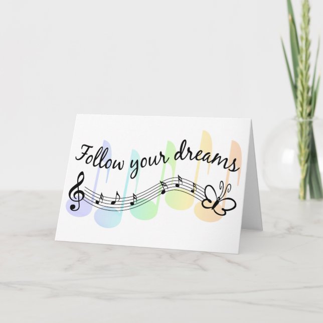 Follow Your Dreams Card (Front)