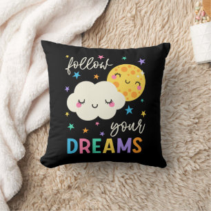 Follow Your Dreams Cloud & Moon Cushion