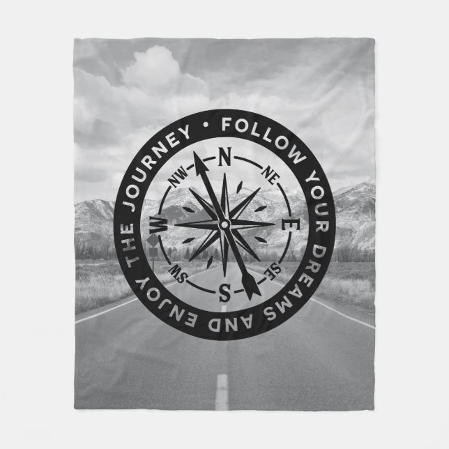 Follow Your Dreams Fleece Blanket (Front)