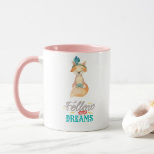 Follow Your Dreams Fox Mug
