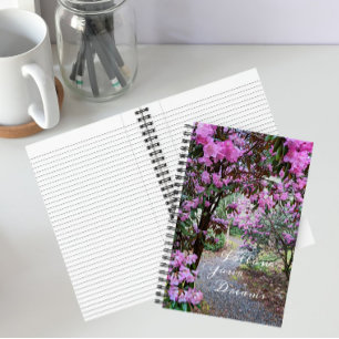 Follow Your Dreams Garden Path Floral Notebook
