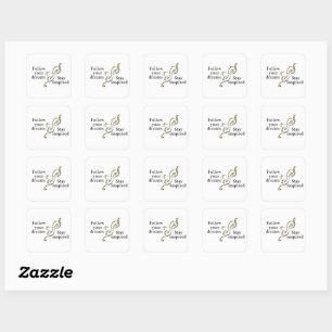 Follow Your Dreams – Inspirational Bracelet for Da Square Sticker