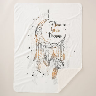 Follow Your Dreams Sherpa Blanket