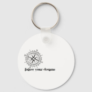 Follow Your Dreams So Beautifully Broken Key Ring