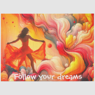 Follow Your Dreams Tissue/Craft/Decoupage Paper