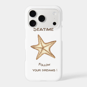 Follow your dreams watercolor Seatime Starfish
