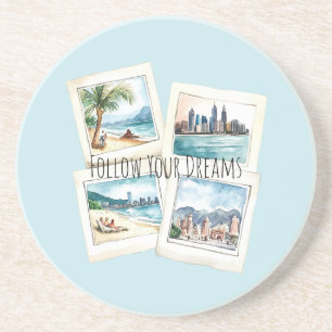 Follow Your Dreams World Travel Paris Coaster