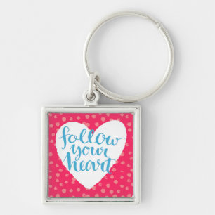 Follow Your Heart 3 Key Ring