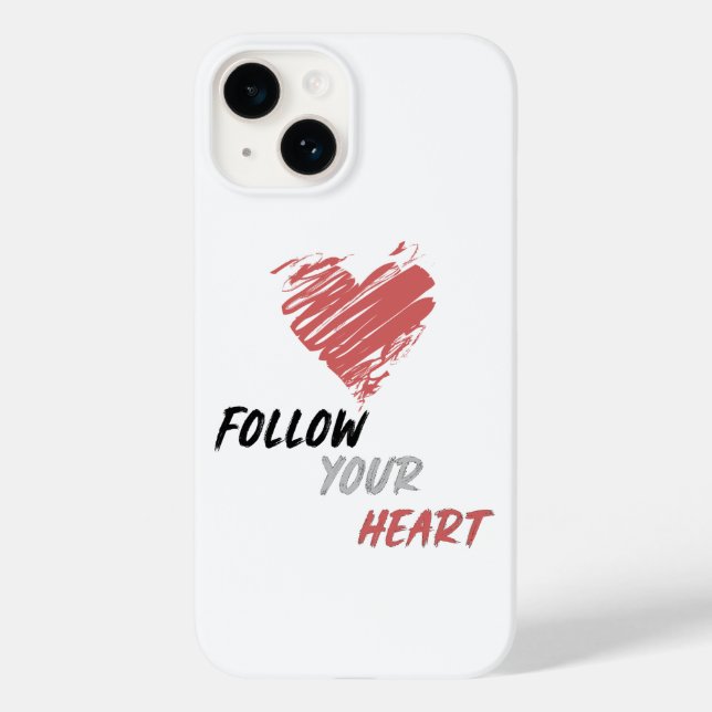 Follow Your Heart Case-Mate iPhone Case (Back)