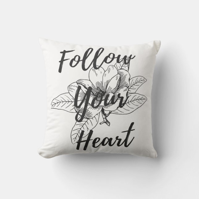 Follow Your Heart Cushion (Front)