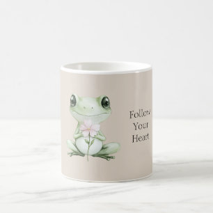 Follow Your Heart Frog Coffee Mug