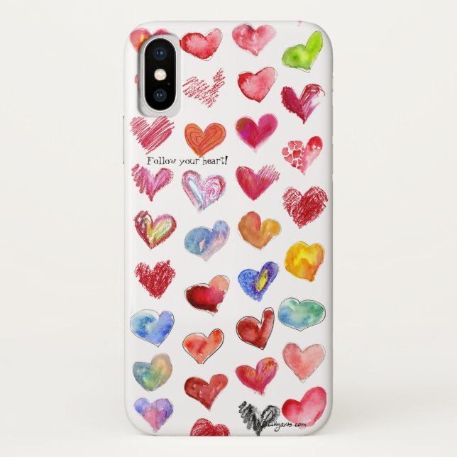 Follow Your Heart iphone X Universal Case-Mate iPhone Case (Back)