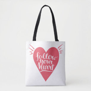 Follow Your Heart Tote Bag