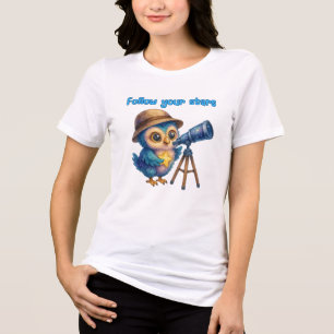 Follow Your Star – Inspirational T-Shirt Design Tri-Blend Shirt