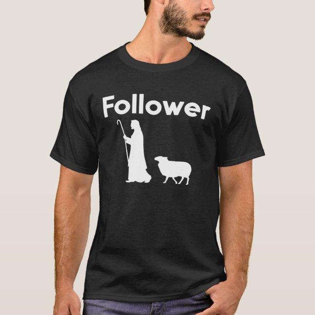 Followers of Jesus Christ parable of the lost shee T-Shirt (Front)
