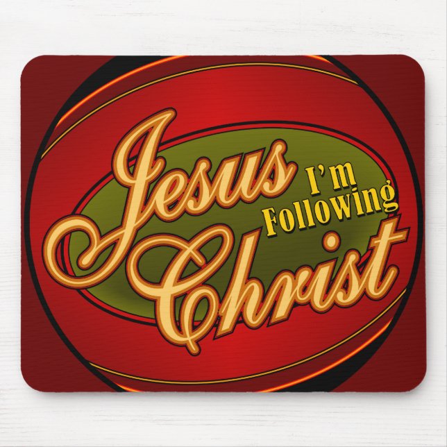 Following Jesus Mouse Pad (Front)