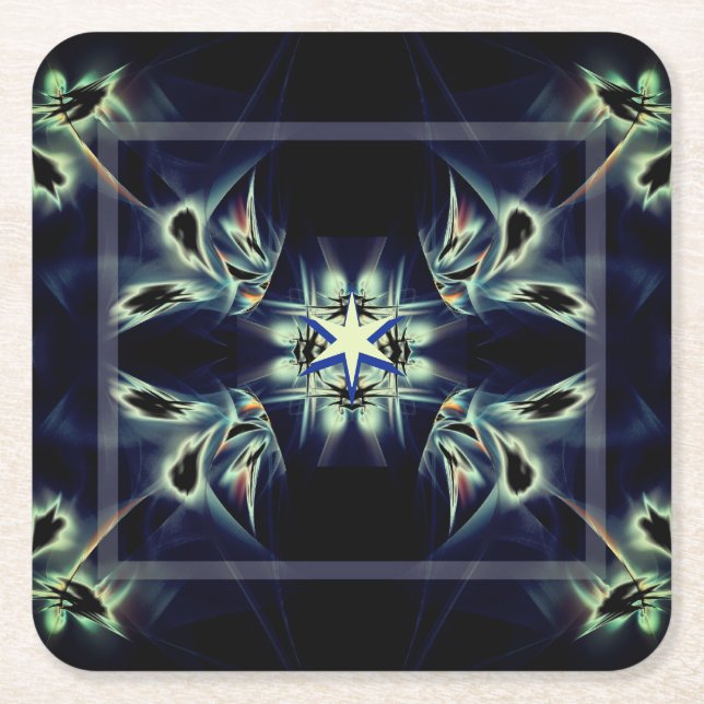 Following My Own Star  Square Paper Coaster (Front)