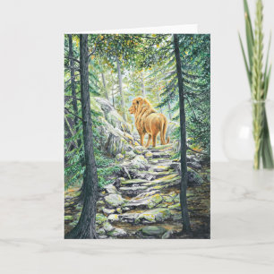 Following the Lion - Thank You Card