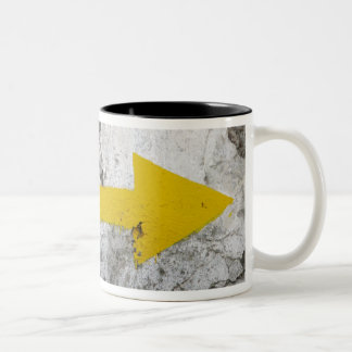 Following the Yellow Arrows Mug