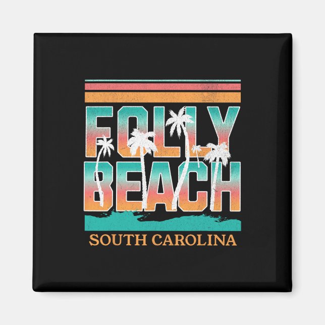Folly Beach _3  Magnet (Front)