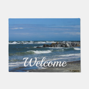 Folly Beach Atlantic Welcome Doormat