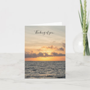 Folly Beach Morning Thinking Of You Card