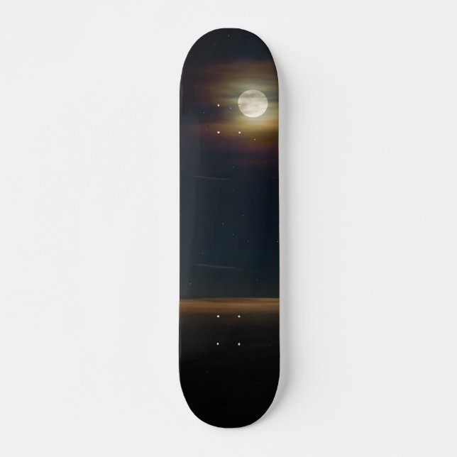 Folly Beach Night Skateboard (Front)