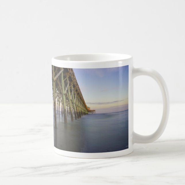 Folly Beach Pier Beauty Coffee Mug (Right)