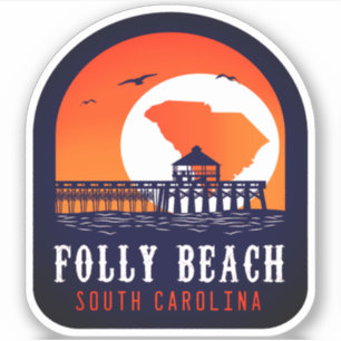 Folly Beach South Carolina Retro Souvenirs