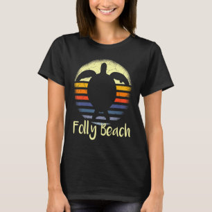 Folly Beach South Carolina SC Loggerhead Sea Turtl T-Shirt